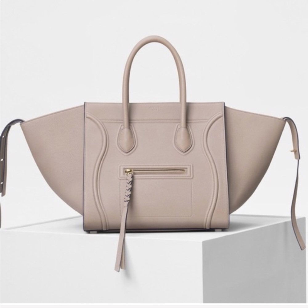 Céline MEDIUM PHANTOM BAG IN GRAINED CALFSKIN - Picture 3 of 7